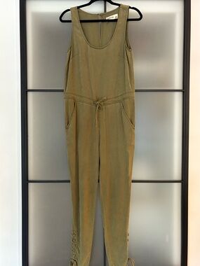 pistola Olive Utility Sleeveless Jumpsuit